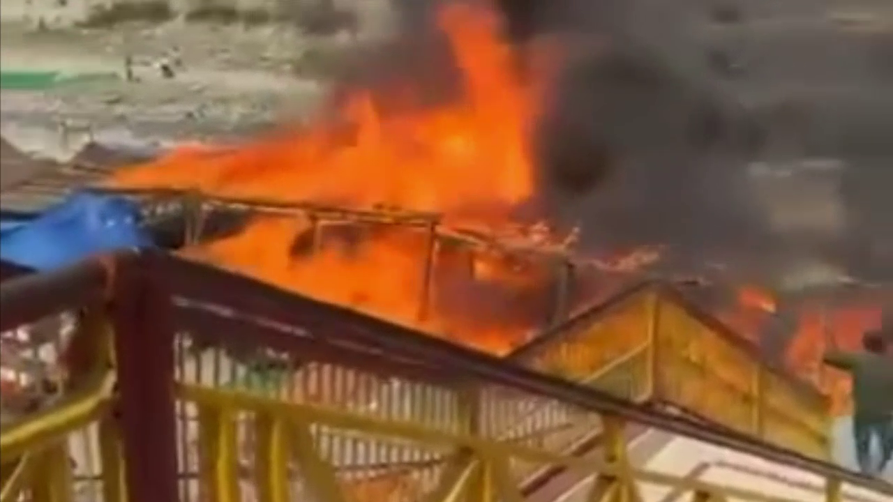 Fire Broke Out in Garjiya Devi Temple