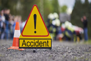 Tempo overturns on highway in Dholpur, couple and two children injured