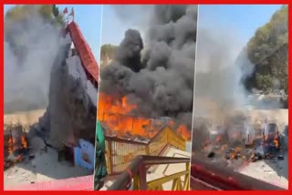 Fire Broke Out in Garjiya Devi Temple