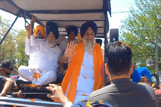 Sukhbir Badal took out the Punjab Bachao Yatra in Bassi Pathana