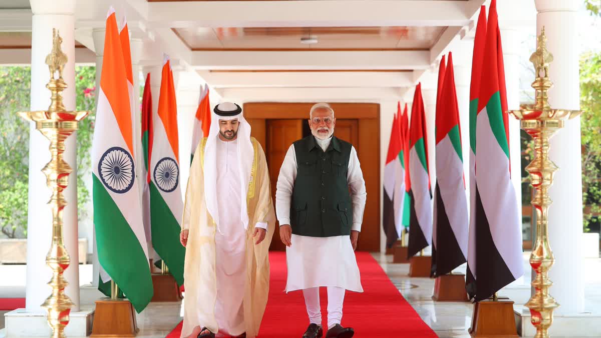 DUBAI PRINCE  NARENDRA MODI  INDIA DUBAI RELATION  PRIME MINISTER