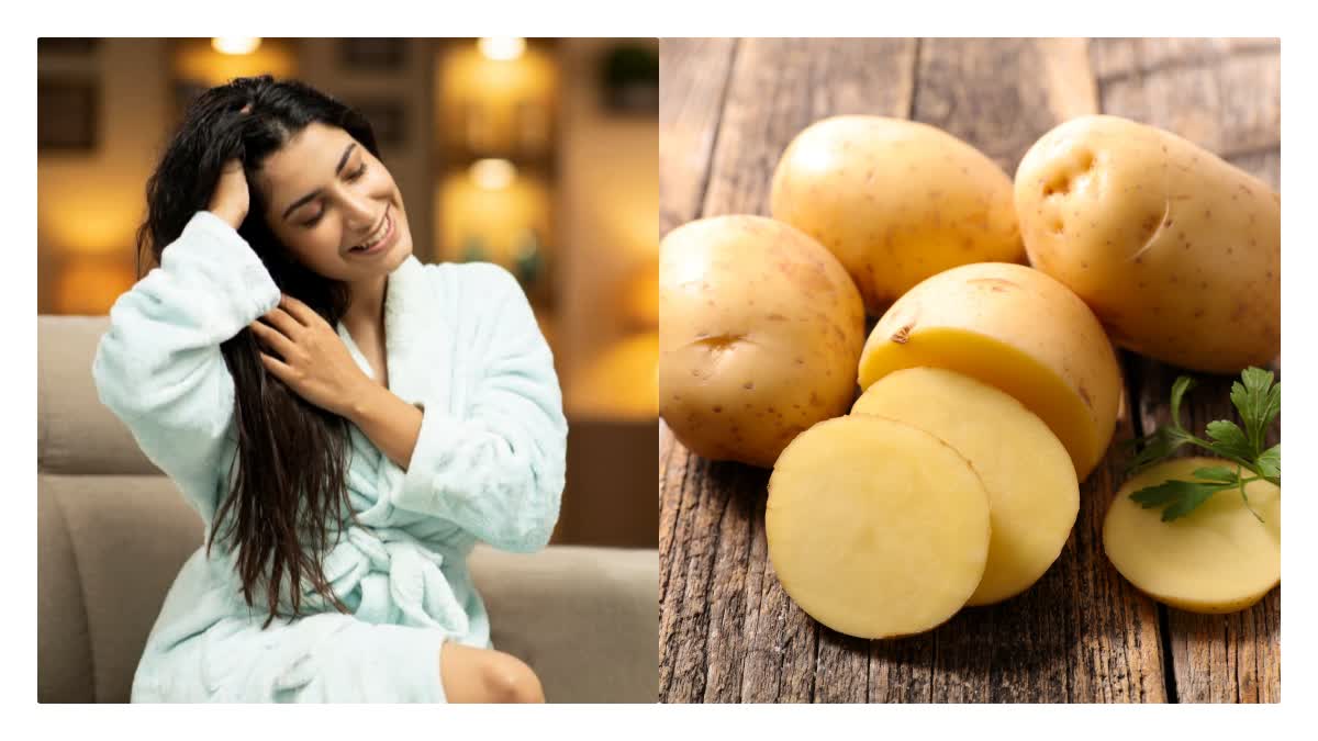 HAIR CARE USING POTATO  POTATO JUICE FOR HAIR CARE  HOW TO USE POTATO FOR HAIR PROBLEMS  HAIR CARE TIPS