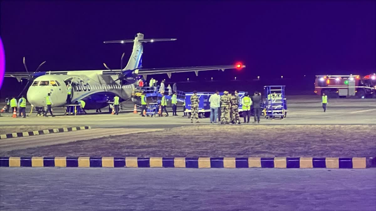 BOMB THREAT TO INDIGO FLIGHT  INDIGO FLIGHT  INDIGO FLIGHT BOMB THREAT  വിമാനത്തിൽ ബോംബ് ഭീഷണി