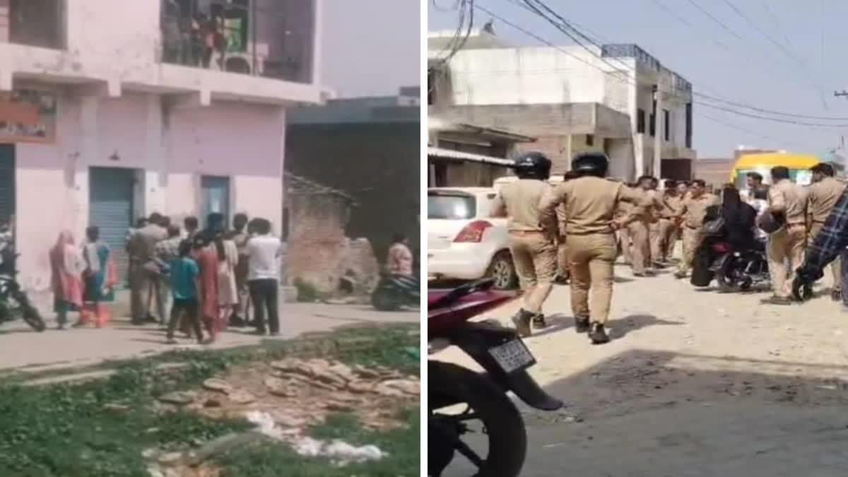 दबंगों ने चार सिपाहियों को बनाया बंधक.