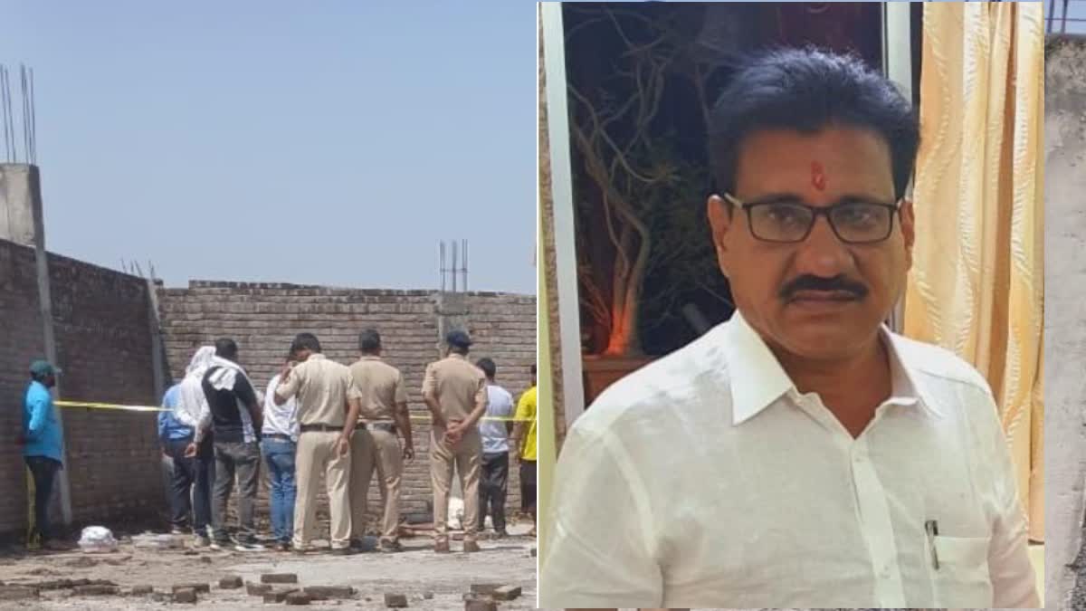 घटनास्थळावर पोलीस, शेजारी रमण चांडक