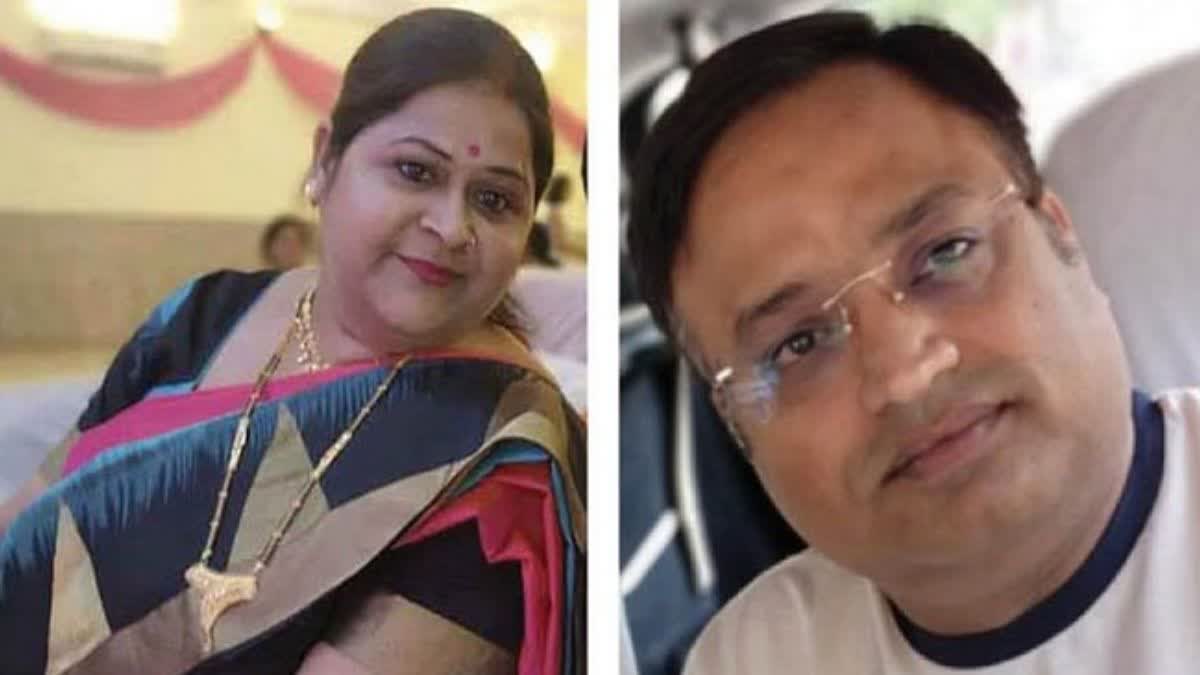 अभिषेक द्विवेदी और उनकी पत्नी निहारिका द्विवेदी