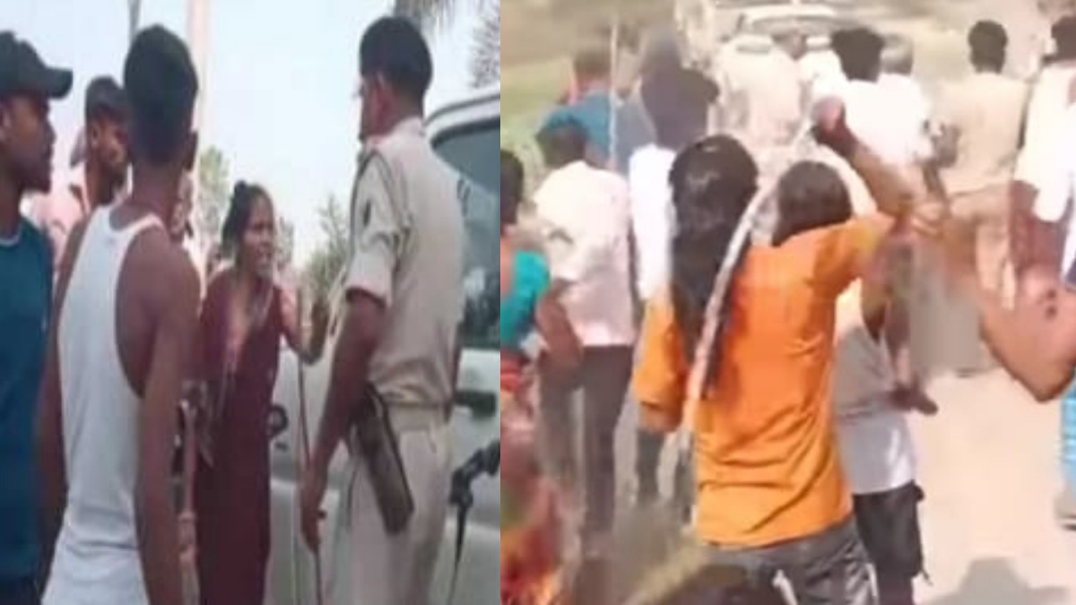 Stone pelting in Siwan