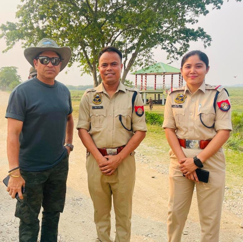 Sachin Tendulkars Two Day Visit to Kaziranga National Park Overwhelmed by Seeing the Golden Tiger and Rhinos