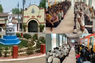 Prisoners watch patriotic cinema