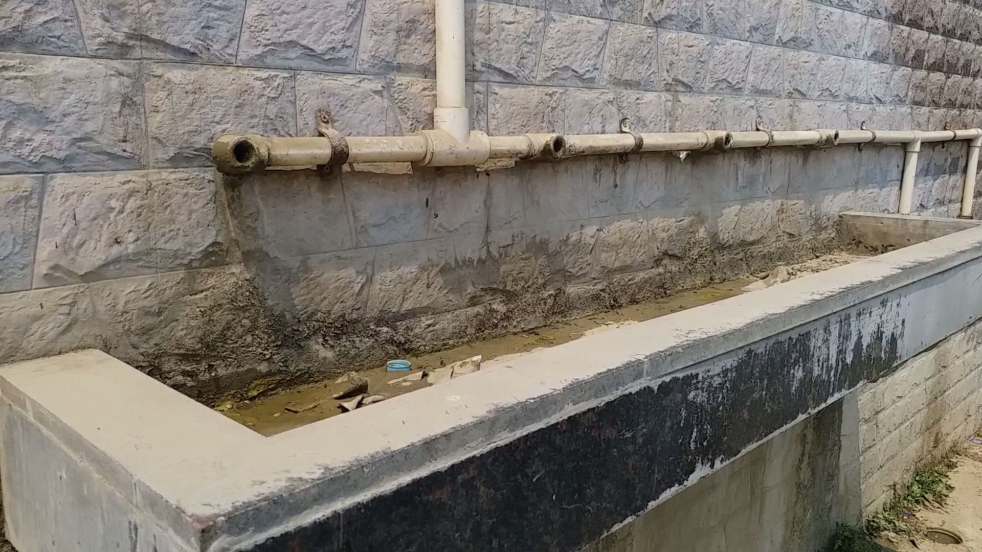 टोंटियां तक गायब हैं.