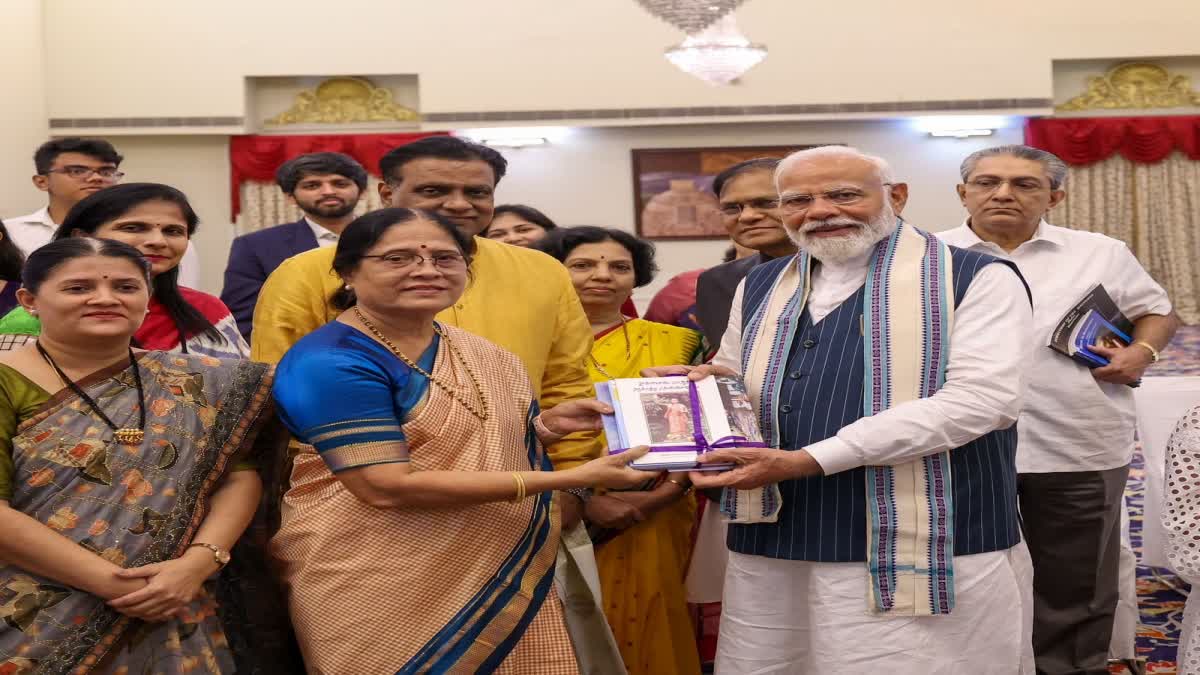 PM Modi meets family of former PM PV Narasimha Rao