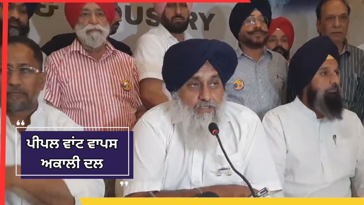 Sukhbir Badal Targets To AAP Congress