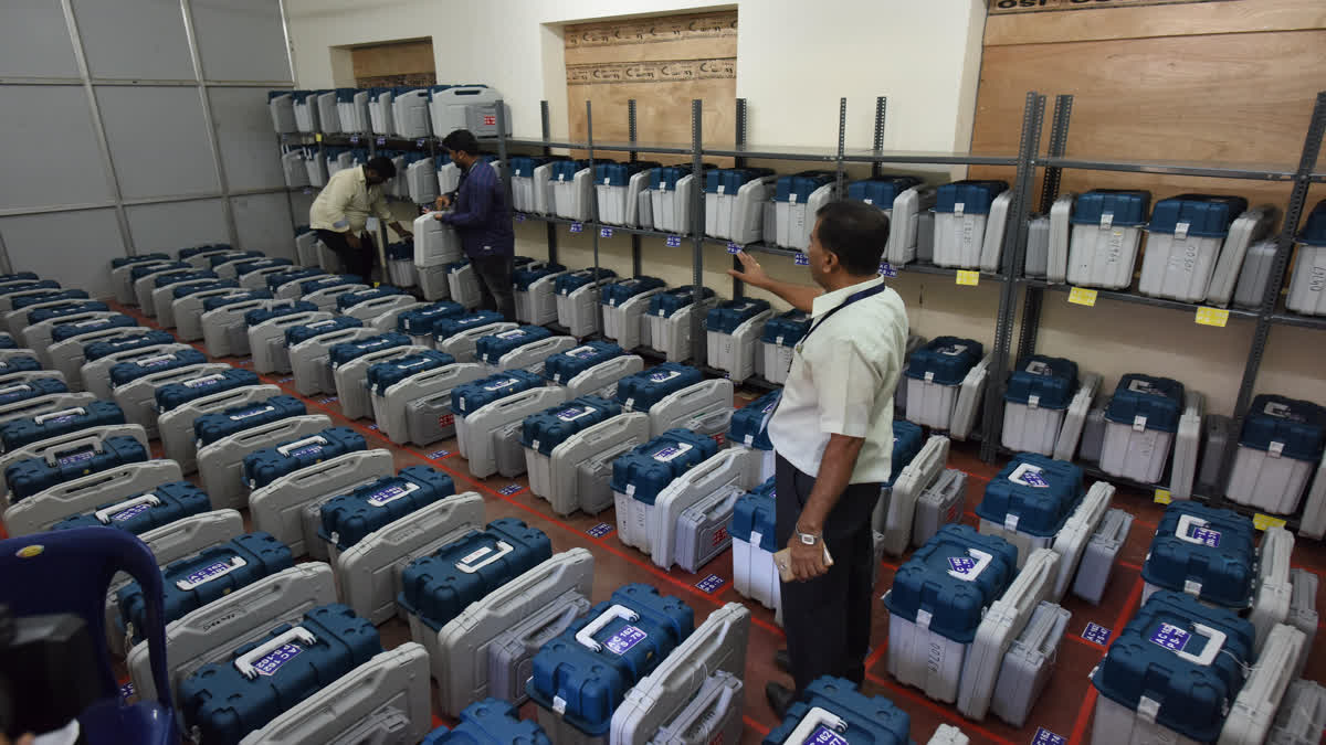 EVM SECURITY CHECKING IN SHIVPURI