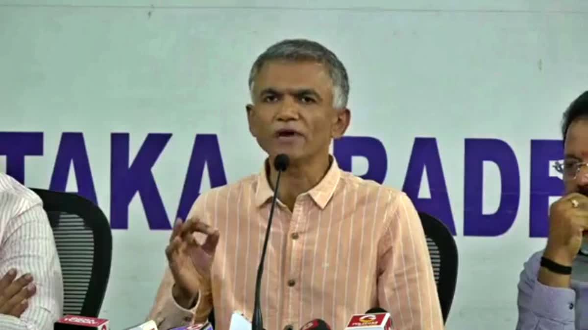 Minister Krishnabyre gowda spoke at a press conference.