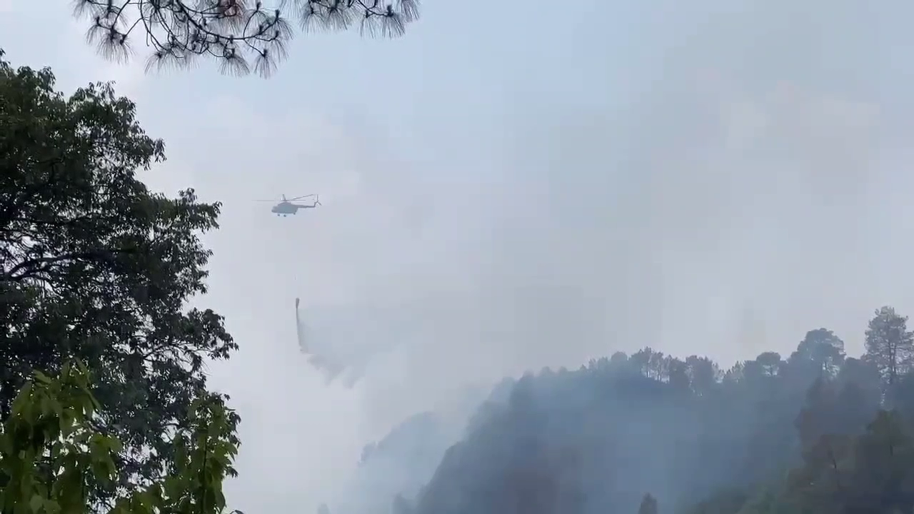 Air Force Extinguish Forest Fire