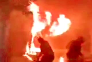 पटना म्यूजियम में लगी आग