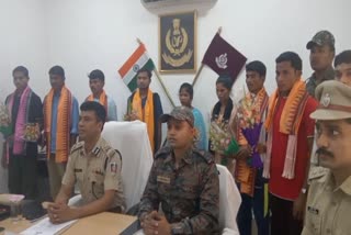 9 Maoists Surrendered