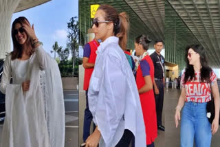 Kriti Sanon, Malaika Arora, and Zareen Khan Steal the Show at Mumbai Airport - Watch