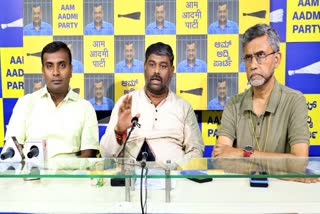 AAP leader Jagdish V Sadam spoke.