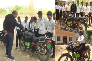 Electric Bike Made By VMR polytechnic students