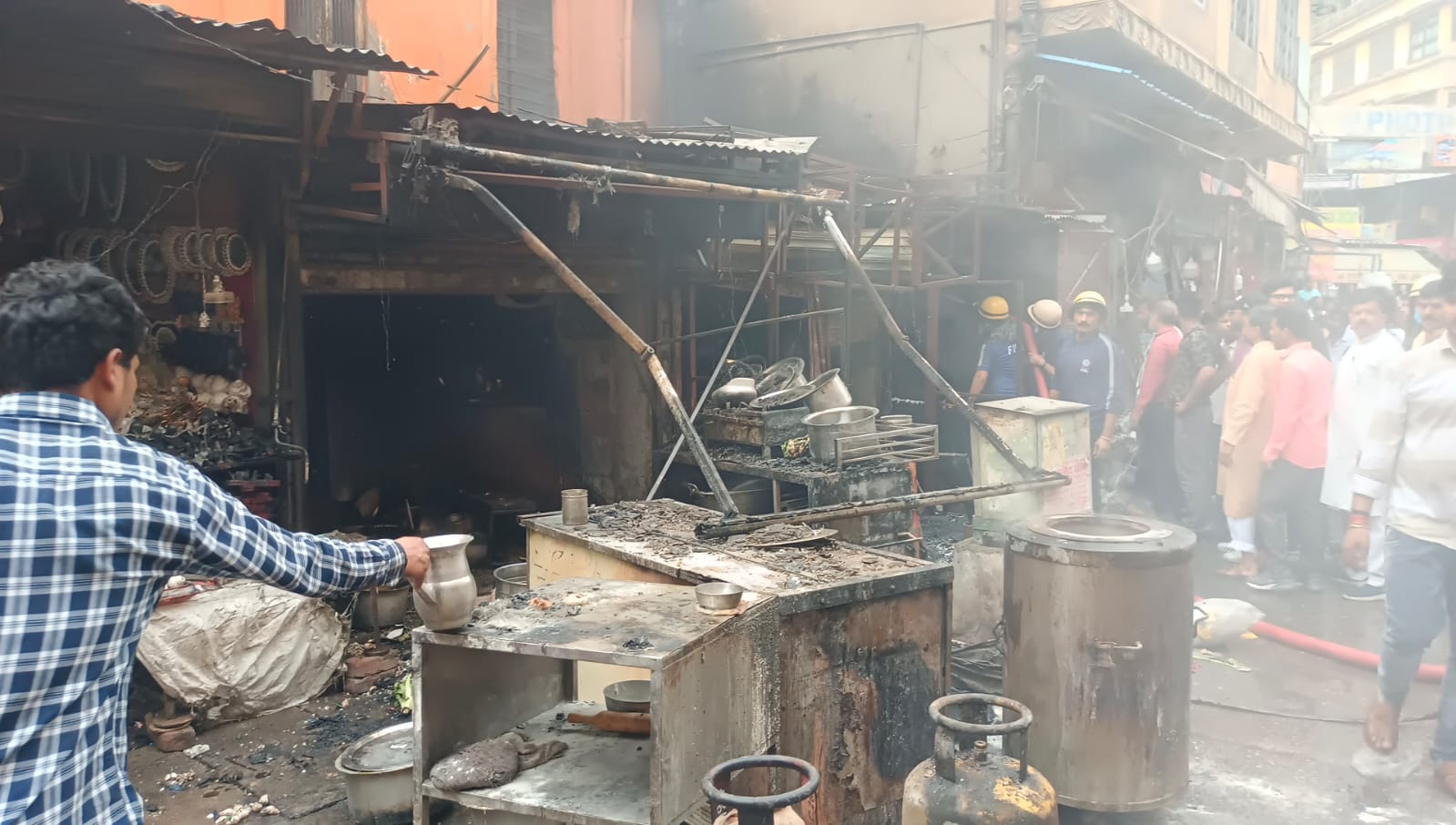 Fire in Shop At Haridwar