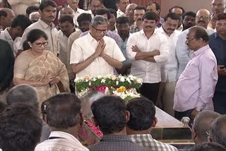 EX CJI Justice NV Ramana Condolences to Ramoji Rao