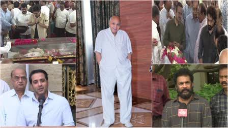 Film celebrities pay tribute to Ramoji Rao