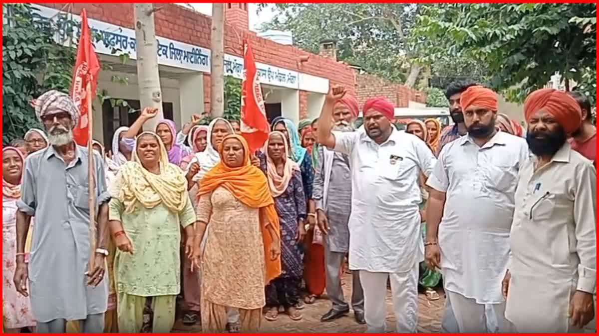 MNREGA workers protest in Moga