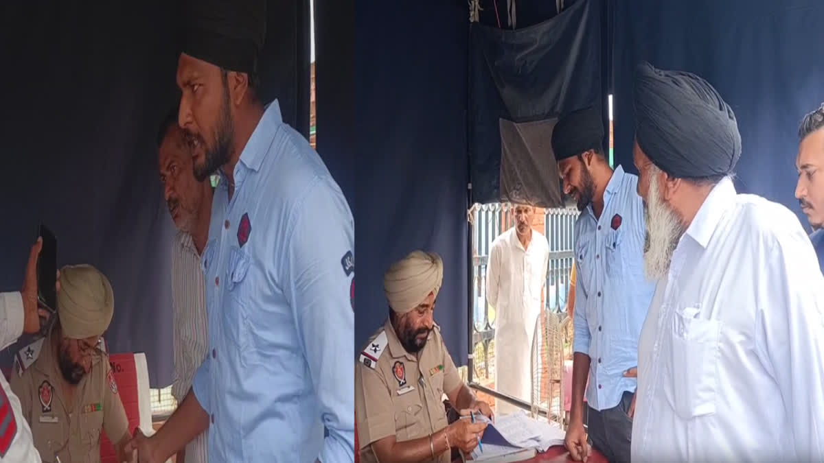 A high voltage drama took place when the policeman challaned the army vehicle In Amritsar