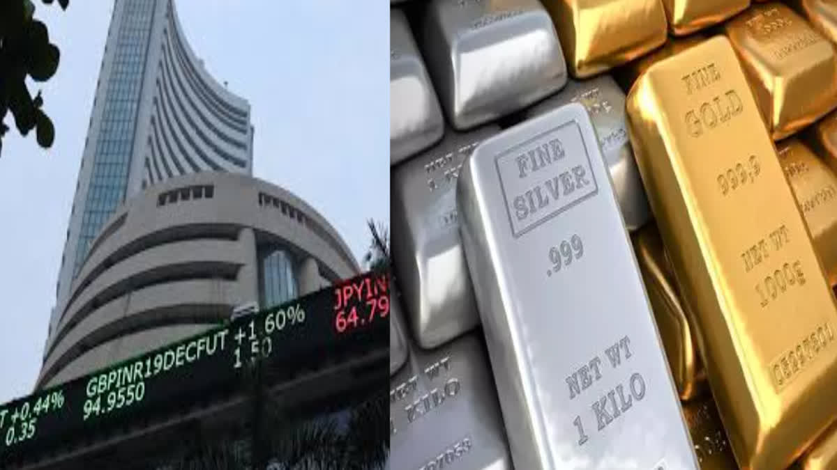 GOLD SILVER RATE SHARE MARKET UPDATE STOCK MARKET HIGH CLOSING