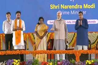 Telangna: Prime Minister Modi lays foundation stone for infrastructure development projects at Warangal