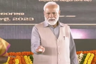 Modi Lays Foundation Stone For Various Projects