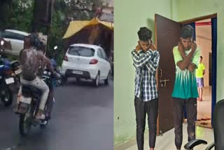 Two Youth Nuisance Spreading By Bike