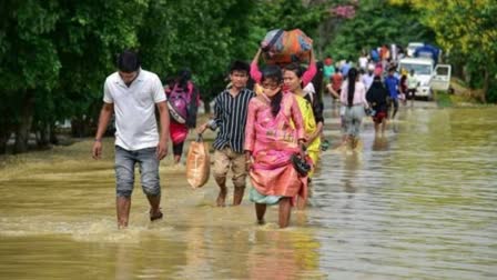 Assam Flood: ଆସାମରେ ପୁଣି ବନ୍ୟା ସ୍ଥିତି, 6 ଜିଲ୍ଲା ପ୍ରଭାବିତ