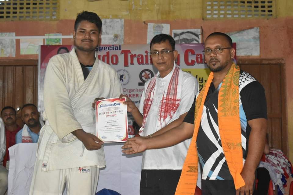 Judo training camp concludes in Biswanath