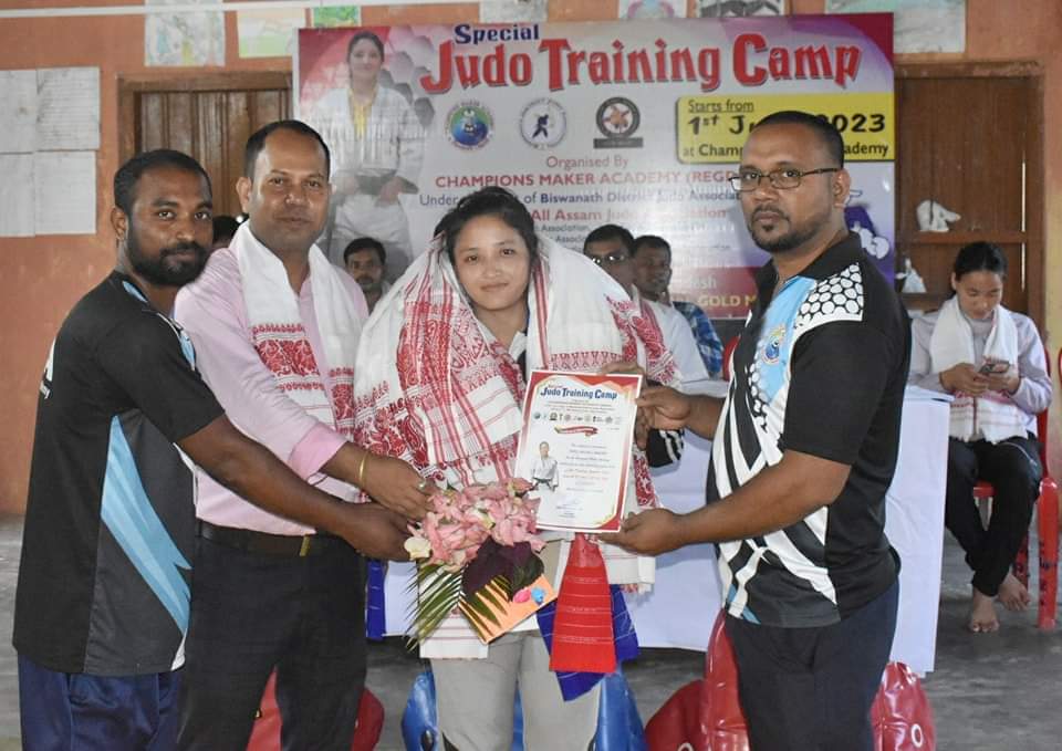 Judo training camp concludes in Biswanath