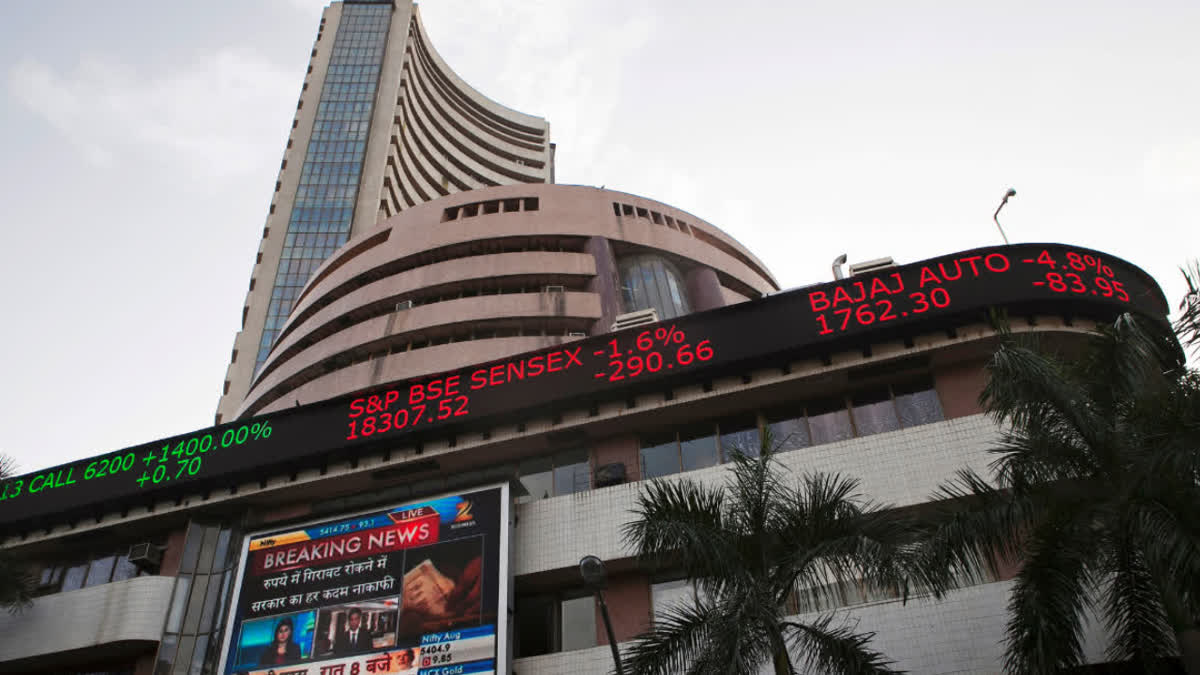 The market opened flat on the first day of the trading week, Sensex fell 73 points, Nifty crossed 24,300