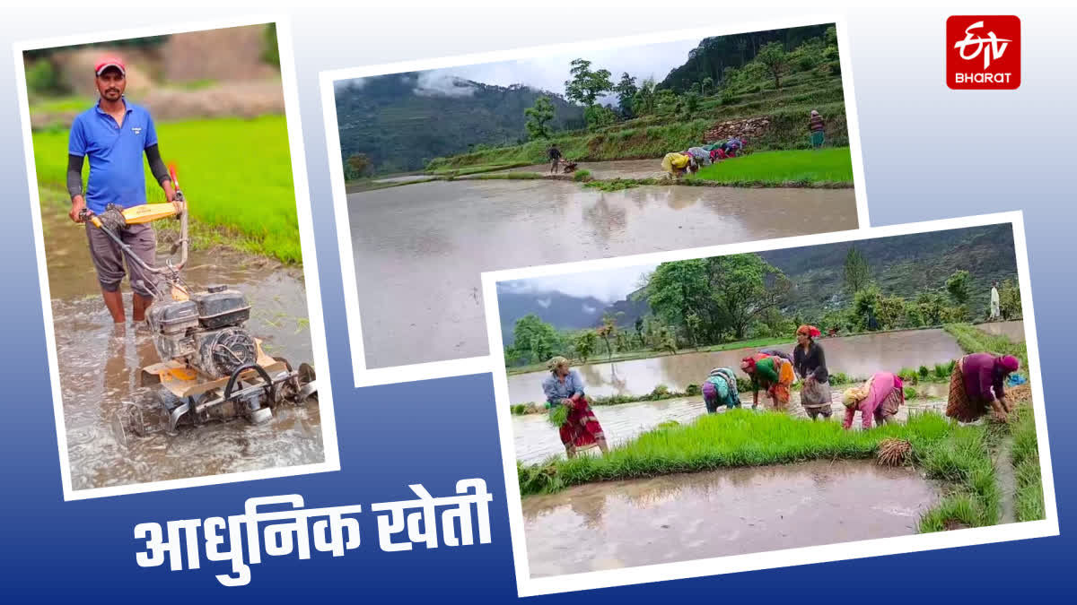 Farming by Power Weeder in Uttarkashi