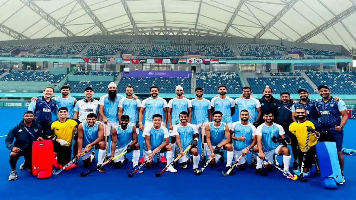 Indian Mens Hockey Team Leaves For Olympics