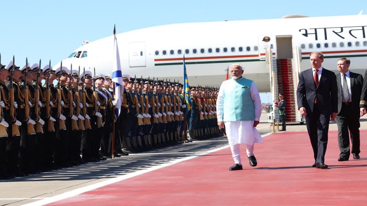 PM Narendra Modi in Moscow President Putin