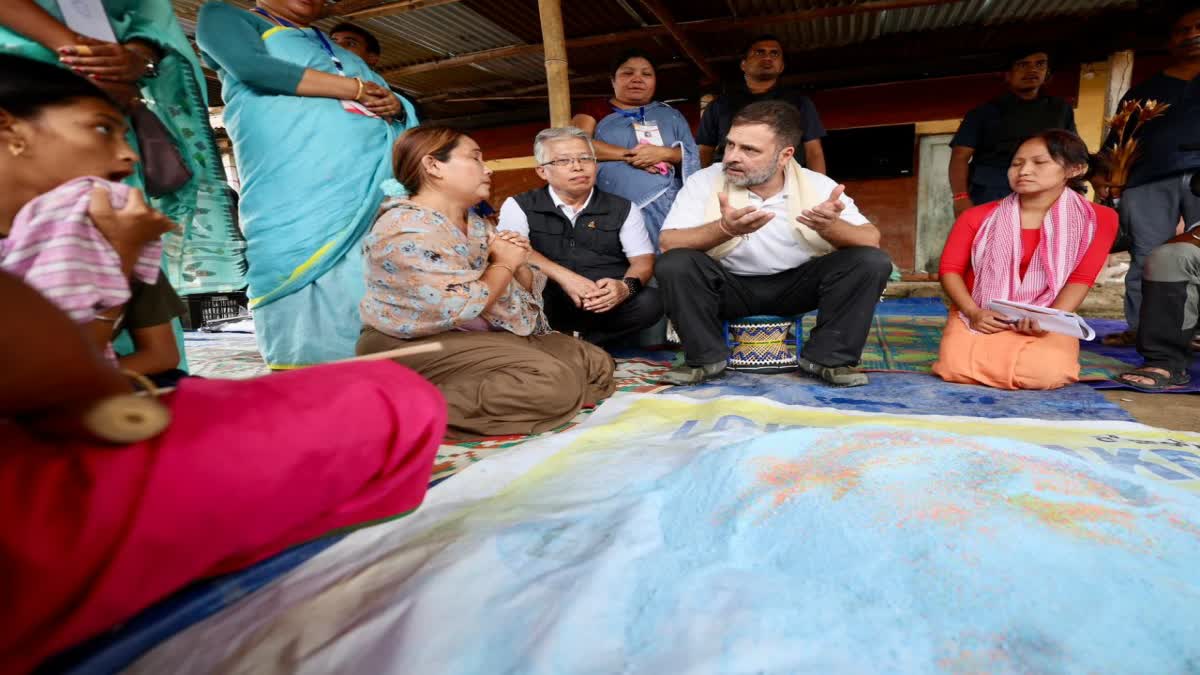 RAHUL GANDHI IN MANIPUR