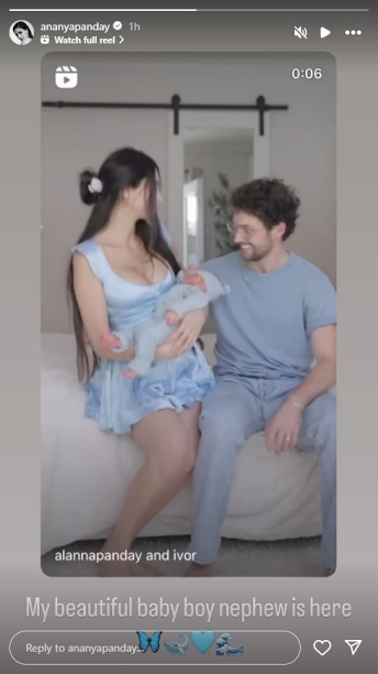 Ananya Panday Welcomes 'Beautiful Baby Boy Nephew' after Cousin Alanna Panday Shares Video of Newborn Son