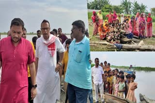 MP Pradyut Bordoloi visited flood affected areas