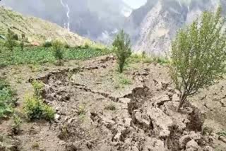 LAND SUBSIDENCE  JOSHIMATH LIKE CRISIS INLINDUR  HIMACHAL LAHAUL SPITI RESIDENTS  ഭീഷണിയായി ഭൂമിയിലെ വിള്ളലുകൾ