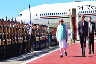 Prime Minister Narendra Modi arrives in Russia for a two-day visit on Monday.