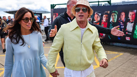 Brad Pitt and his girlfriend Ines de Ramon were spotted together at the 2024 British Grand Prix, displaying affection and sharing smiles. The couple has been in a relationship for approximately two years.