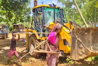 Tense situation at Eviction Site at Chapar in Dhubri
