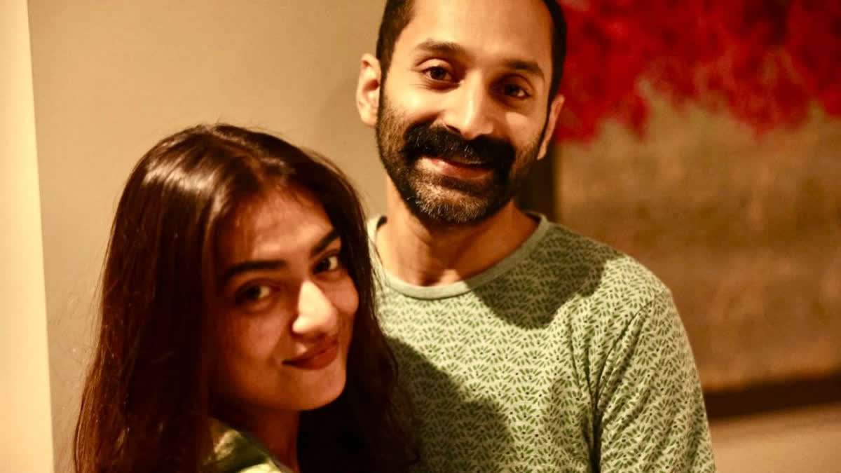 Nazriya Nazim drops loved up pictures with hubby Fahadh Faasil on his birthday, credits 'one n only' Mammootty for picture