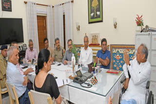 Following the tragic incident of the Bhilwara gangrape and murder, the Gehlot government called for a meeting to discuss the plan for cracking down on such incidents and ensuring women's safety, on Monday evening