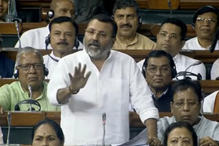 Nishikant Dubey speaks in Lok Sabha